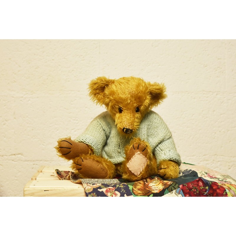 Ours Dida, ours de collection à vendre de la marque Barbaras Original, idée cadeau ours de collection