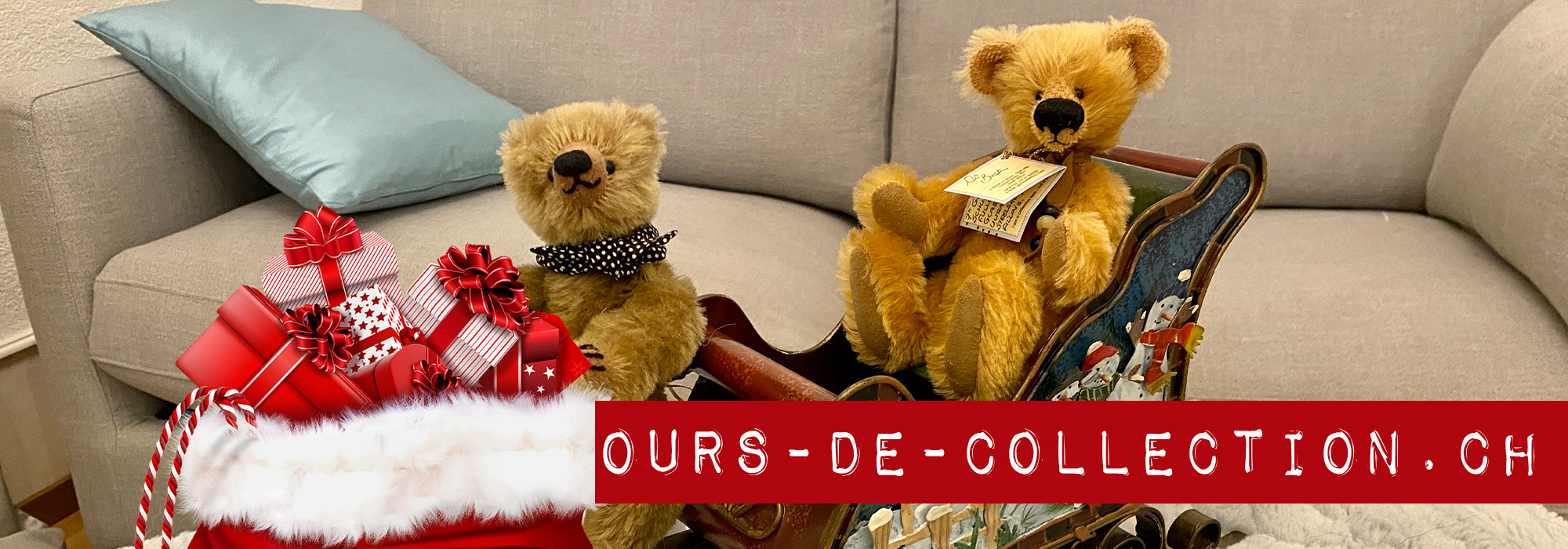 Idée cadeau pour Noël 2022 : un magnifique ours de collection